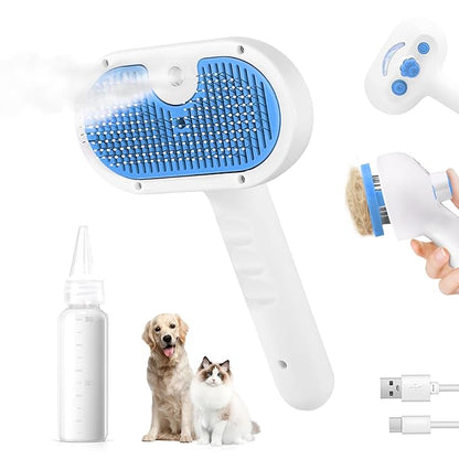 Pet Steam Brush for Dog & Cat by LetsFeedPetPremiumCollectio