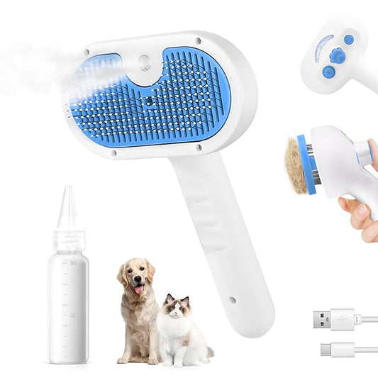 Pet Steam Brush for Dog & Cat by LetsFeedPetPremiumCollectio