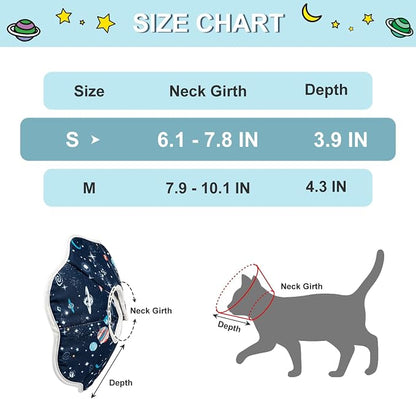 Depets Cat Cone Collar Soft, Adjustable Lightweight Cat Recovery E Collar to - Image 4