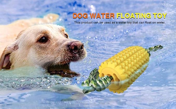 Carllg Dog Chew Toys, Puppy Toothbrush Clean Teeth Interactive Corn Toys - Image 7
