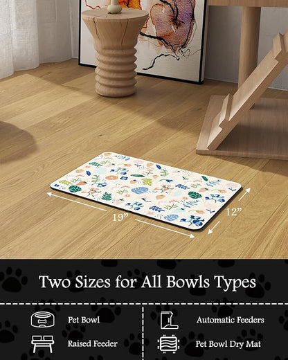 Pet Feeding Mat-Absorbent Dog Mat - Image 7