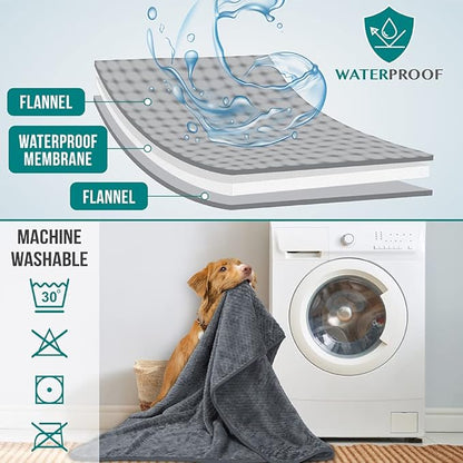 PetAmi Waterproof Dog Blanket, Leakproof Puppy Blanket - Image 4