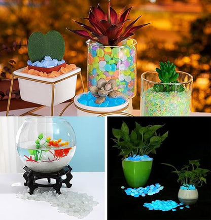 Glow in The Dark Stones 1000 Pcs Glow Pebbles Aquarium Rocks - Image 3