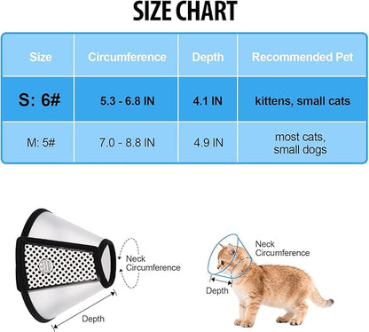 Depets Adjustable Recovery Pet Cone E-Collar - Image 3