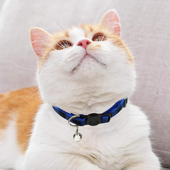 MJIYA Stylish Plaid Cat Collars - Image 5
