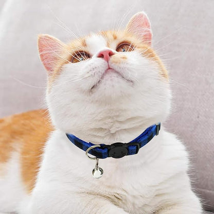 MJIYA Stylish Plaid Cat Collars - Image 5