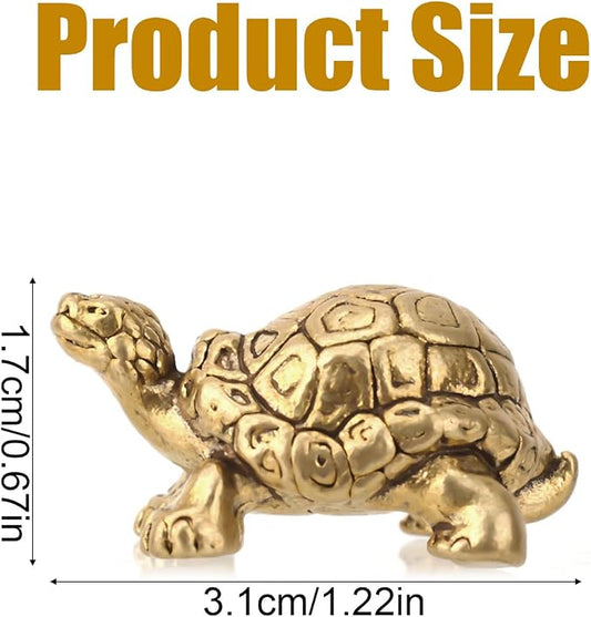 4pcs Mini Turtle Shape Copper Bath Disk Ornaments Decorations, Copper Bird Bath - Image 2