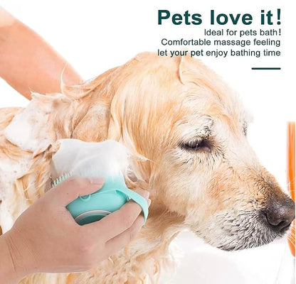 Pet Bath Massage Brush Puppy Dog Cat Grooming Cleaning Soft - Image 3