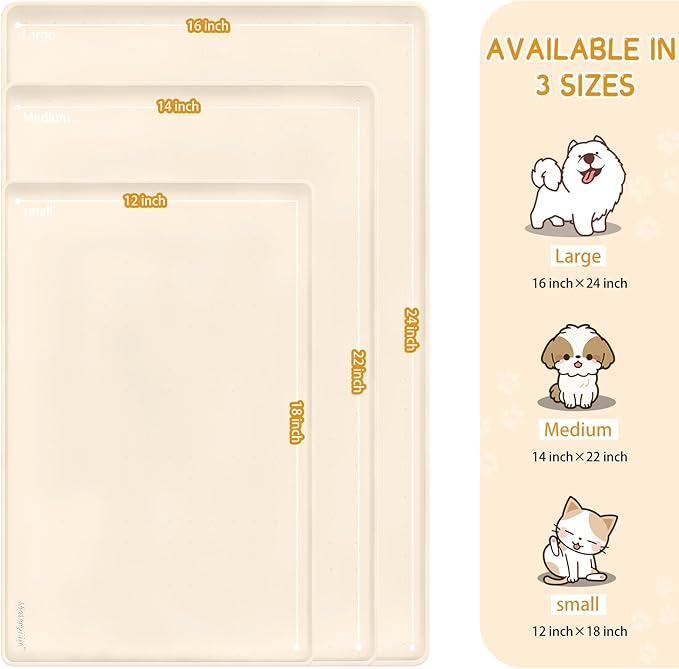 MateeyLife Silicone Cat & Dog Food Mat - Image 3