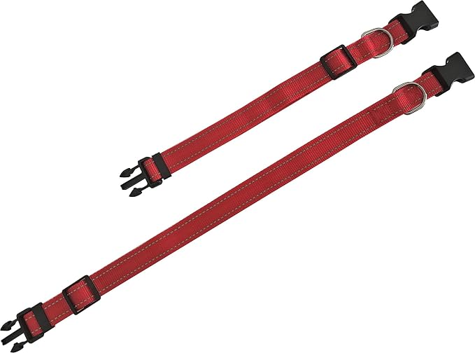Adjustable Nylon Dog Collar, Reflective Collar 1 Inch 3/4 Inch 5/8 Inch Wide - Image 4