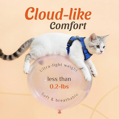 Dooradar Cat Harness and Leash Set, Escape Proof Safe Adjustable Kitten Vest - Image 6