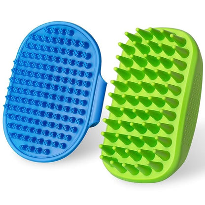 2PCS Dog Bath Brush with Adjustable Handle, Suitable by Unknown