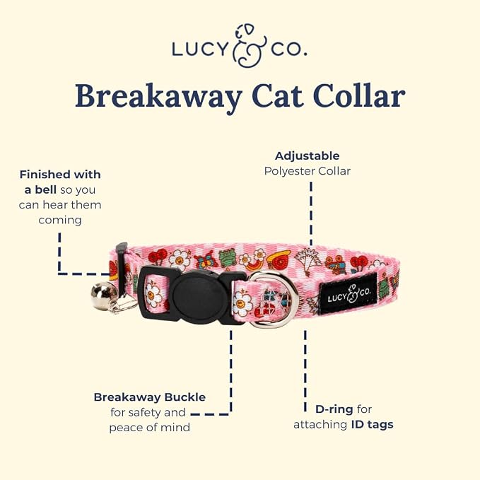 Lucy & Co. Cutie Patootie Breakaway Cat Collar - Image 2