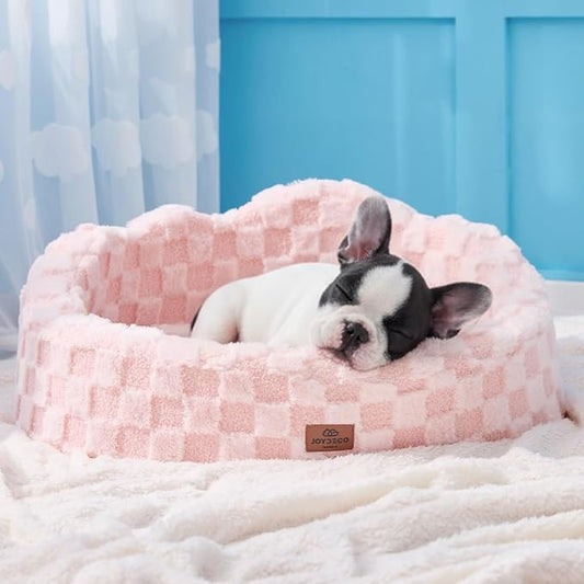 Joydeco Cloud Dog Bed for Small Dogs & Cats, Washable Pet Bed by JOYDECO