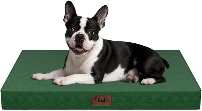 Outdoor Dog Bed for Small Dogs, Waterproof Dog Crate Bed for Medium Dogs Cats by TailStories