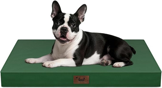 Outdoor Dog Bed for Small Dogs, Waterproof Dog Crate Bed for Medium Dogs Cats by TailStories