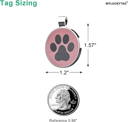 MYLUCKYTAG QR Code Pet ID | Personalized Dog & Cat Collar Tag | Online Profile - Image 2