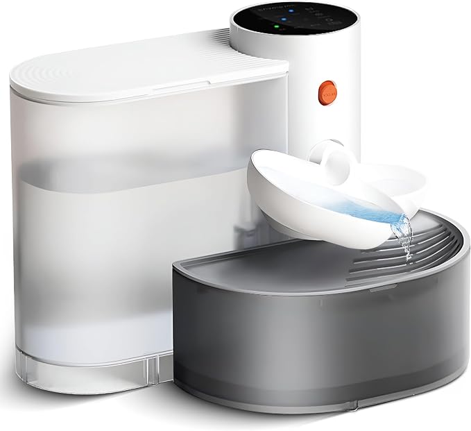 Smart Wireless Cat Water Fountain, 3L Automatic Pet Water Dispenser by Unknown