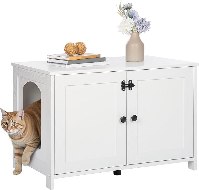 HOOBRO Litter Box Enclosure, Cat Litter Box Furniture - Image 9