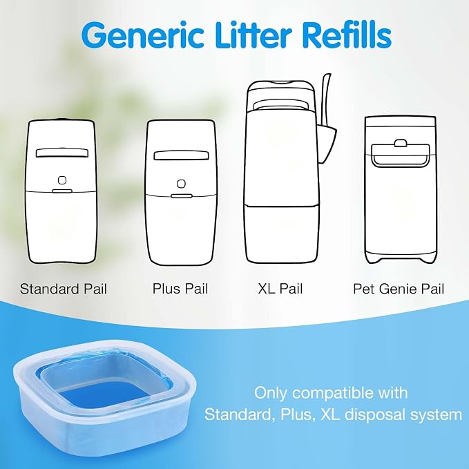 Cat Litter Refills Bags 4 Pack Enhanced Odor Control Litter Refills Compatible - Image 6