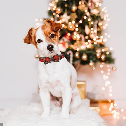 Dog Collar - Thanksgiving Turkey Dog Collar Bowtie Gift Puppy Soft Bow - Image 6