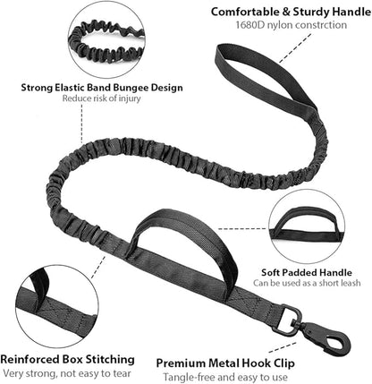 Tactical Dog Collar Military Adjustable Dog Collars Soft Nylon Training Collar - Image 3