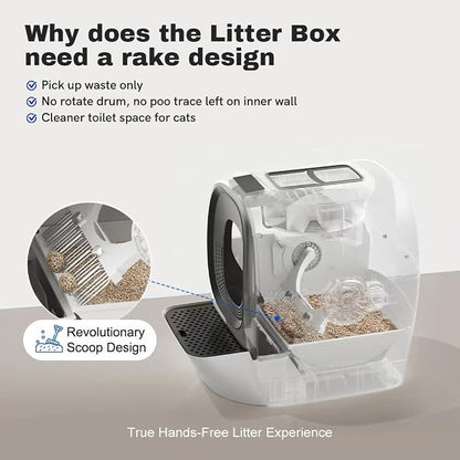Self Cleaning Litter Box Auto Refill, Automatic Robot Litter Box - Image 3