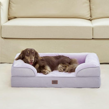 EHEYCIGA Orthopedic Dog Bed for Medium Dogs, Waterproof Memory Foam Medium Pet - Image 6