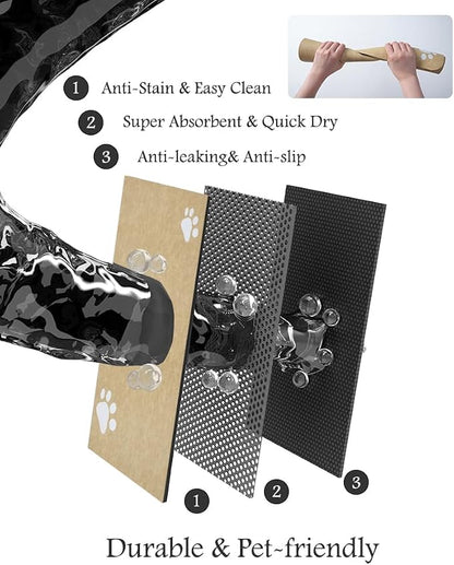 Pet Feeding Mat-Absorbent Dog Mat - Image 6