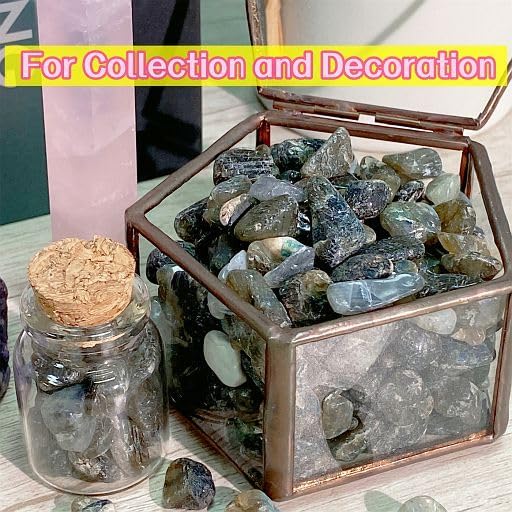 YATOJUZI Labradorite Aquarium Gravel Rocks Bulk Wholesale Tumbled Crystals - Image 4