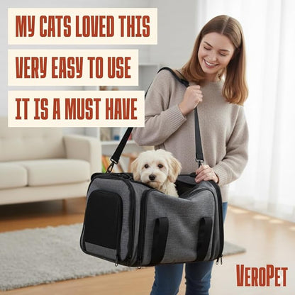 Soft Sided Pet Carrier for Small Dogs & Cats up to 9 Lbs - Image 7