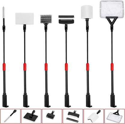 TOPZEA 6 in 1 Aquarium Cleaning Tool Kit, Fish Tank Cleaner Set - Image 5