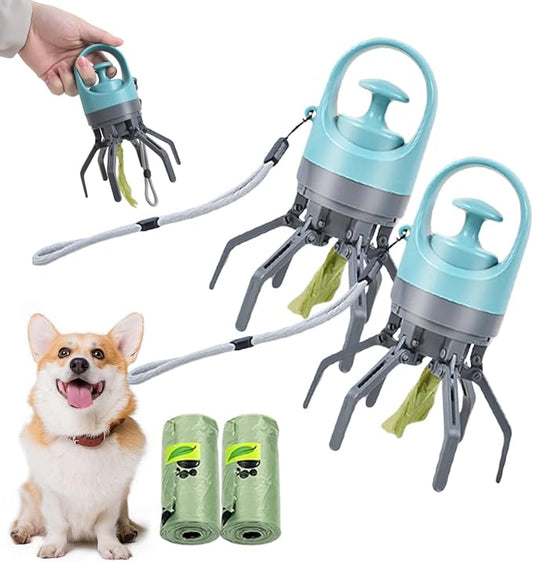 Quick Scoop Poop Scooper, Portable Dog Pooper Scooper, Easy Claw Pick up Tool by Unknown