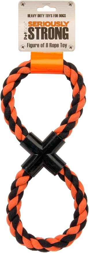 Petface (Seriously Strong Figure of 8 Rope Dog Toy by PetFace