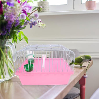 Portable Bird Travel Cage for Small Birds Parrots Lovebirds - Image 4