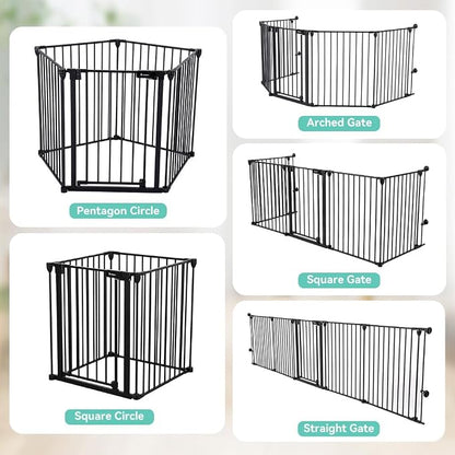 COMOMY 127.8" Extra Wide Baby Gate, Dog Gate - Image 7