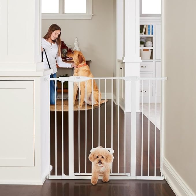 MYPET North States Extra Tall & Wide Walk Thru EasyPass Pet Gate by MyPet