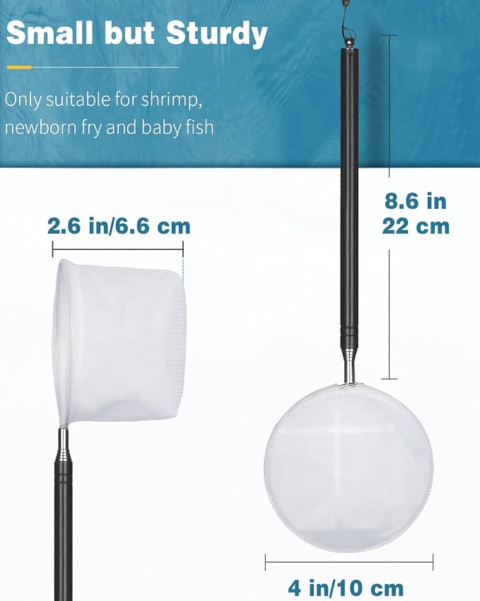 Pawfly 4 Inch Aquarium Shrimp Net - Image 7