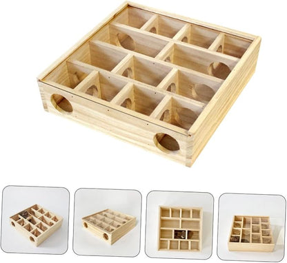 POPETPOP Wooden Hamster Maze Interactive Household - Image 6