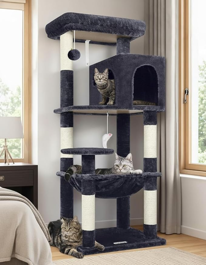 Globlazer Cat Tree Tower with Scratching Post by Globlazer