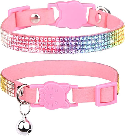 Cat Collar Breakaway Bling Diamond Rhinestone by WDPAWS