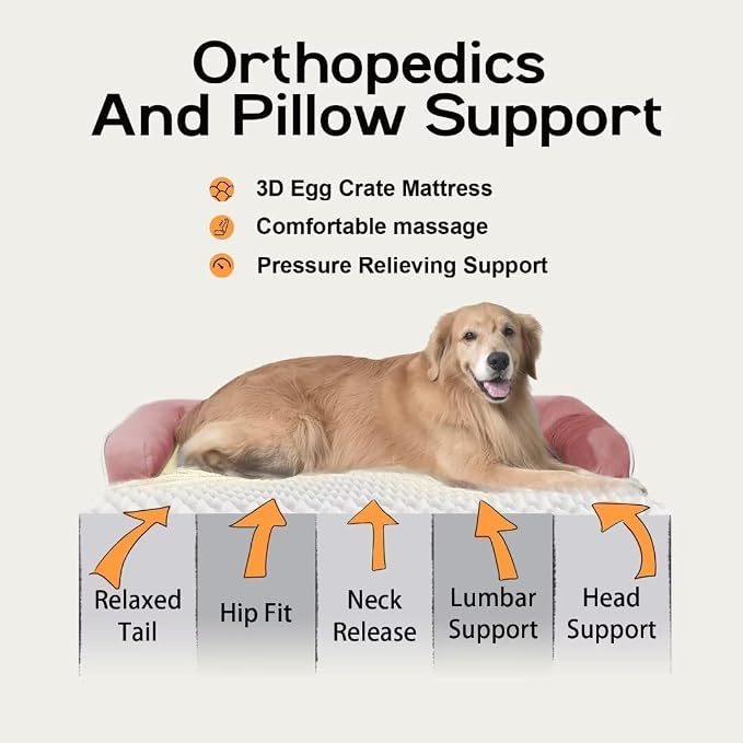 Small Dog Bed Waterproof Orthopedic Dog Beds - Image 3