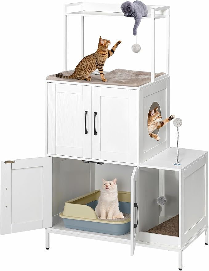 HOOBRO Litter Box Enclosure, Litter Box Furniture - Image 9