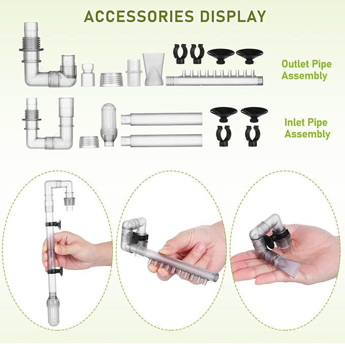 TOYANDONA 1 Set Replacement Aquarium Water Tubing - Image 2