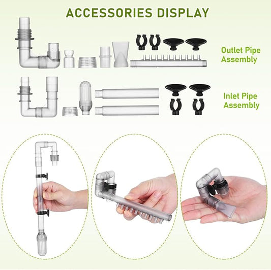 TOYANDONA 1 Set Replacement Aquarium Water Tubing - Image 2