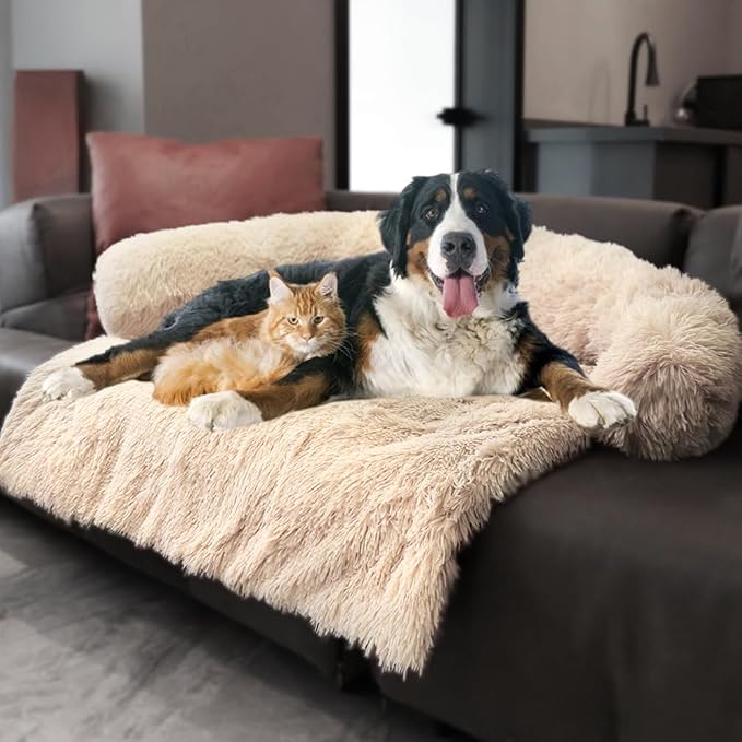 Tinaco Luxurious Calming Dogs/Cats Bed Mats, Dog Pad Washable Removable Couch by Tinaco