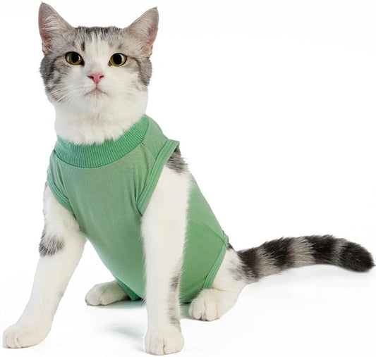 Cat Recovery Suit Cat Onesie for Cats After Surgery Female Male Spay Kitten by kzrfojy