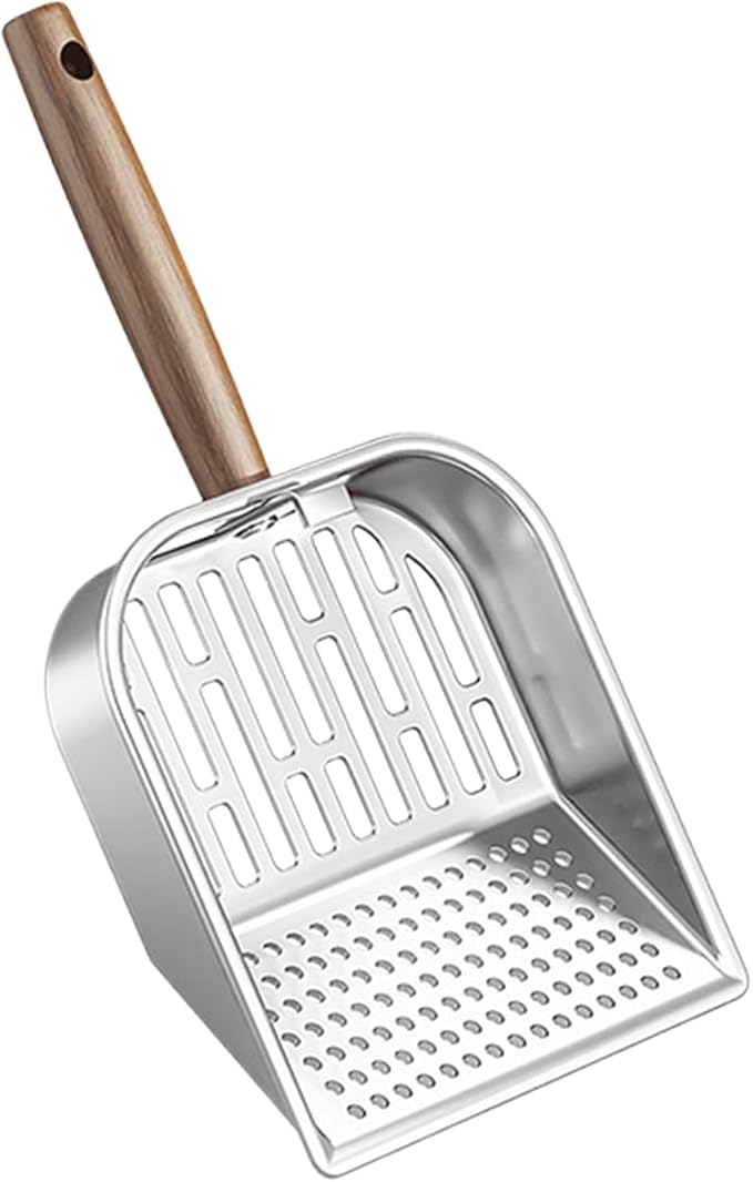 Wooden Cat Litter Scoop, Kitten Poop Shovel, 5.63x11.02 Inches Shovel - Image 9