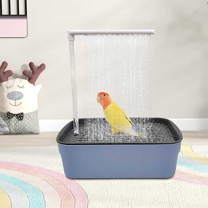 Parrot Bathtub, Automatic Circulating Water Bird Shower Pet Bird Bath - Image 4