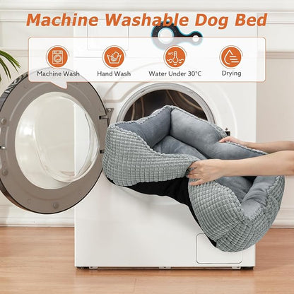 MIXJOY Large Dog Bed for Large Medium Small Dogs, Rectangle Washable Orthopedic - Image 7